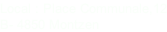 Local : Place Communale,12 B- 4850 Montzen